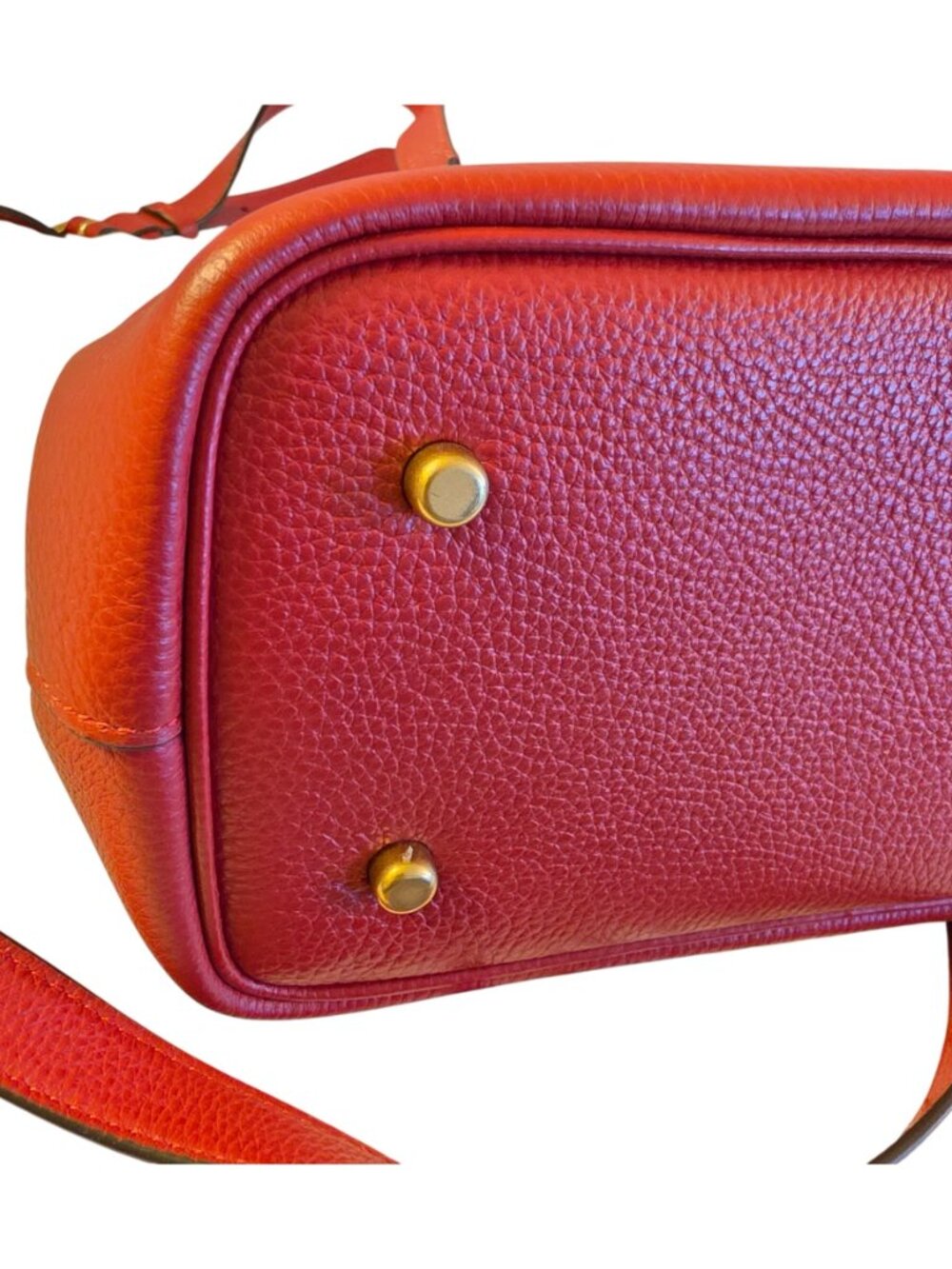 Coach Legacy Medium Carryall 28 Red Pebbled Leather Satchel Crossbody Bag - Picture 16 of 16